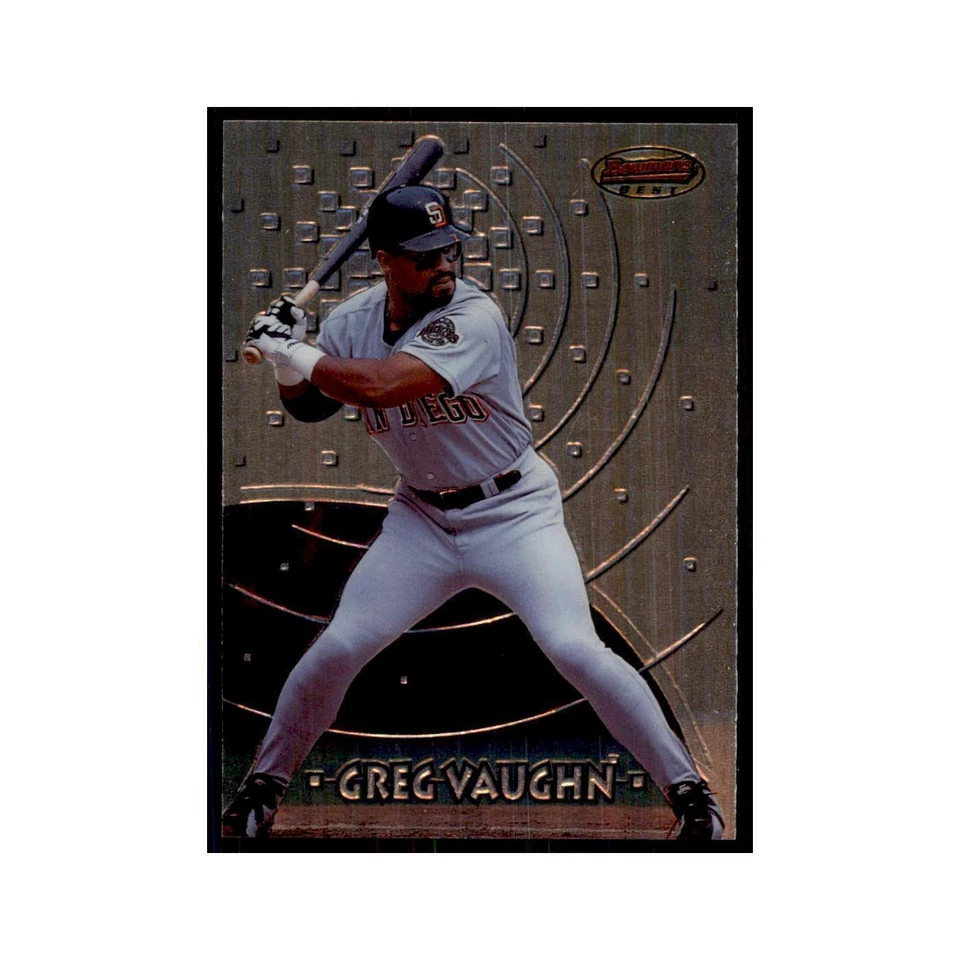 1997 Bowman Best Greg Vaughn Baseball Cards #53 - Image 1 of 3