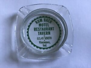 Kum Back Motel Restaurant Tavern États-Unis 41 South Vincennes, Ind. Plateau à cendres propre