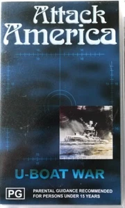 U-Boat War "Attack America" VHS Tape Rare Second World War Footage - Picture 1 of 8