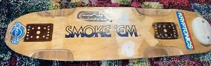 VINTAGE SKATEBOARD SMOKE’EM BOARD RARE TONY HAWK STEAM PUNK - Bild 1 von 5