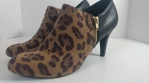 Deflex Comfort Leopard Shoes Womens Size 10 M  3.5" Heel Pumps - Picture 1 of 11