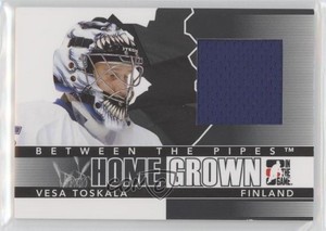 2009-10 ITG Between the Pipes Home Grown Black /60 Vesa Toskala #HG-11
