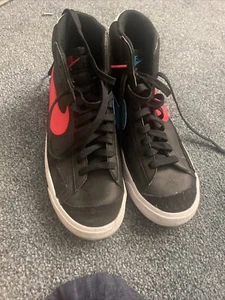 NIKE Blazer 77 Retro Throwback Sneakers alte colore rovesciato R/B taglia 6uk - Foto 1 di 4