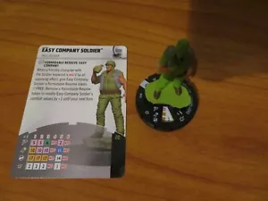 DC HEROCLIX MASTERS OF TIME C EASY COMPANY SOLDIER 012 WITH CARD - Picture 1 of 2