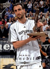 2008-09 Upper Deck San Antonio Spurs Basketball Card #169 Manu Ginobili