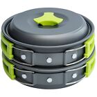 1 Liter Camping Cookware Mess Kit Backpacking Gear & Hiking Outdoors Bug Out ...