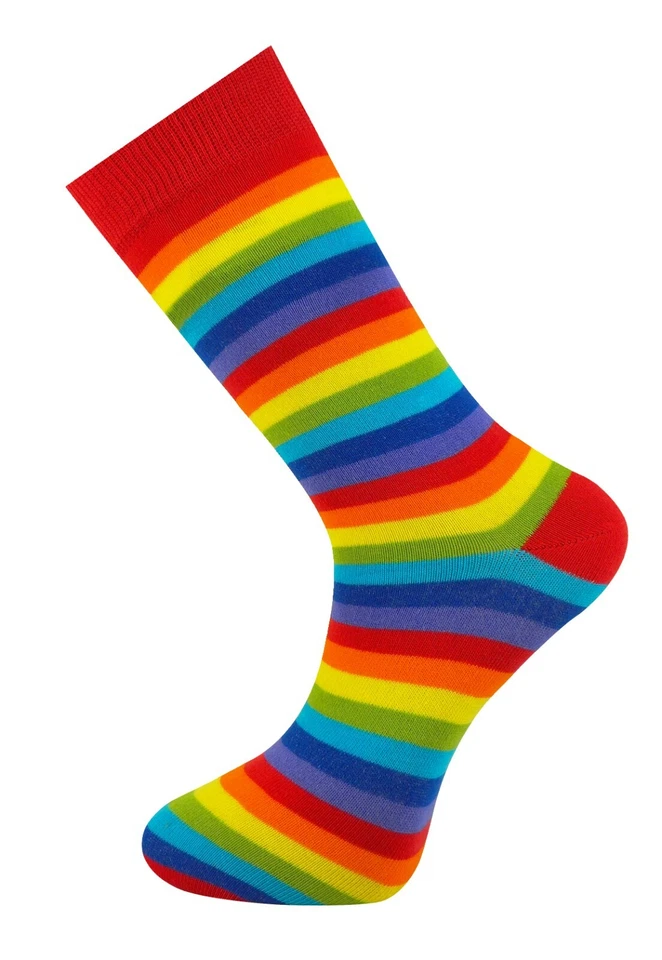 Mysocks Unisex Striped Socks Made of Finest Combed Cotton - Image 1 of 1