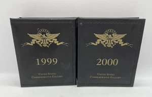 1999 & 2000 United States Commemorative Gallery Quarters Mini Album 20 Quarters - Picture 1 of 5