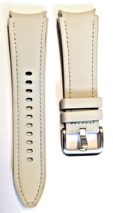 Samsung ET-SHR95 Hybrid Eco-Leather Band (20 mm, S/M) für Galaxy Watch, Silver - Bild 1 von 1