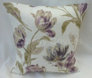 Lovely Laura Ashley Designer Cushion Cover GOSFORD PLUM Fabric Various Sizes - Picture 1 of 2