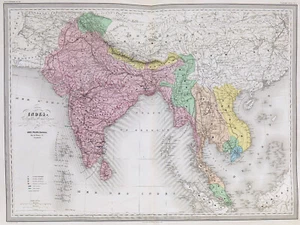 THAILAND INDONESIA VIETNAM LAOS INDIA MYAMMAR   "Indes" Dufour 1863 - Picture 1 of 7
