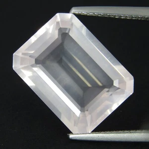 Piedra preciosa de corte esmeralda natural extraída de tierra de 10,30 quilates 16,2x12x7,5 mm - Imagen 1 de 6