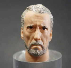 1:6 Scale Star Wars Count Dooku Darth Tyranus Head for custom 12" Figure - Picture 1 of 5