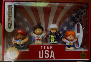 Fisher-Price Little People Collector Team USA2020 Olympic Sports Figure Gift Set - Picture 1 of 4