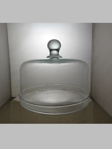 1 Set Dessert Serving Dish Desert Cloche Dome Cloche Dome Display Dome Cloche 7" - Imagen 1 de 6