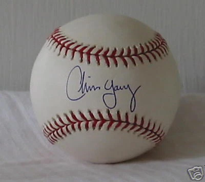 Chris Young Firmado MLB Béisbol PADRES Automático TRISTAR Foto 1 de 1