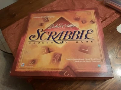 Vintage Milton Bradley Deluxe Edition Scrabble Crossword Game - Complete - 1999 - Image 1 of 4