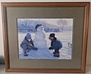 Robert Duncan "Winter Monument" Print, Framed at 24.5" x 20.5" - Picture 1 of 13