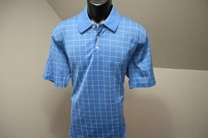 Brooks Brothers Golf Polo Checks  Performance Knit Short Sleeve Mens Sz Large - Picture 1 of 8