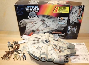 Kenner Star Wars Millenium Falcon R2D2, Cewbacca, confezione originale del 1995 - Foto 1 di 14