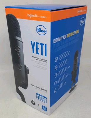 Logitech para creadores - Micrófono condensador USB multipatrón premium Yeti azul Foto 1 de 4