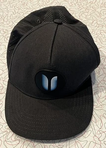 Linksoul Mütze Kappe Druckknopflasche Herren Einheitsgröße anthrazit schwarz türkis Golf Patch - Bild 1 von 7