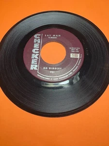 BO DIDDLEY Say Man / Clock Strikes 12  45 CHECKER 931 R&B BLUES black rocker VG - Picture 1 of 2