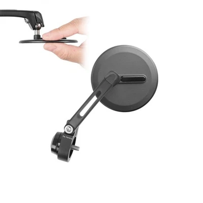 Espejos retrovisores de extremo de barra OJO negros para Moto Guzzi Audace V9 barra roscada OEM Foto 1 de 4