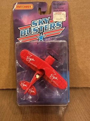 1989 Matchbox Sky Busters Pitts Special Virgin Atlantic SB18 New in Package Z100 - Image 1 of 4
