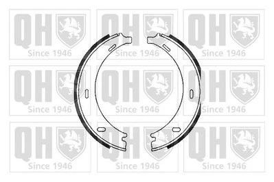 Juego de zapatas de freno de estacionamiento trasero izquierdo derecho para Mercedes-Benz Quinton Hazell BS1083 Foto 1 de 4