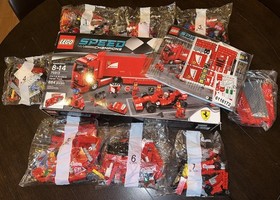 LEGO 75913 SPEED CHAMPIONS: F14 T & Scuderia Ferrari Truck New Open Box 100%