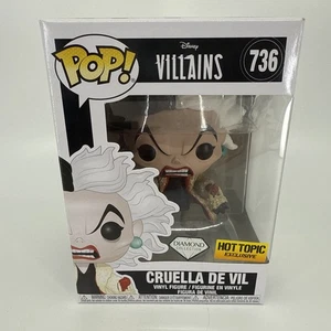 Figura Diamante Funko Pop Cruella De Vil Hot Topic Exclusiva #736 - Imagen 1 de 7