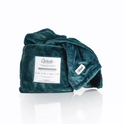 Splash Blanket - Furlush Waterproof Splash Blanket Emerald Green - image 1 of 4