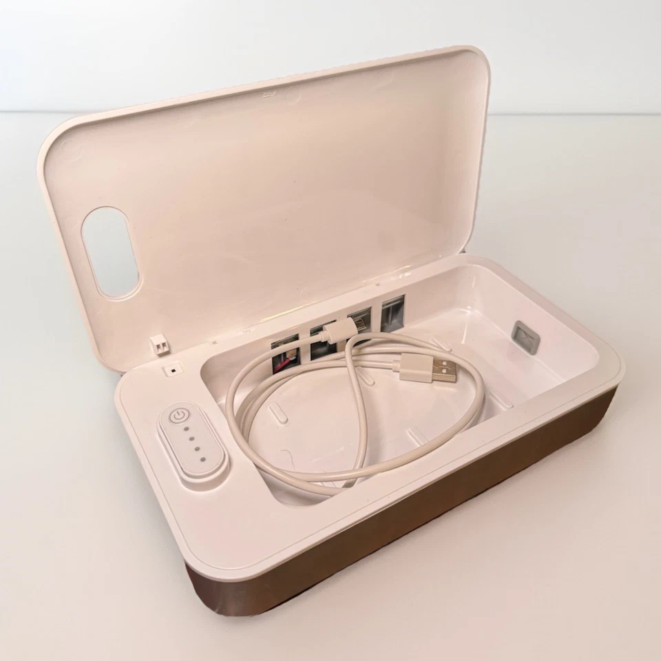 Imagen más nítida zona UV desinfectante para teléfono mata el 99,9% de los gérmenes ligeramente usado funciona Foto 1 de 3