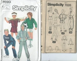 S 7020 sewing pattern Boy's TOPS PANTS JACKET SHORTS sew NEAT sizes 7,8,10 UNCUT - Picture 1 of 1