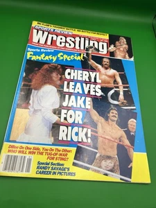 JANUARY 1989 SPORTS REVIEW WRESTLING magazine - JAKE THE SNAKE - RIC FLAIR - Picture 1 of 6