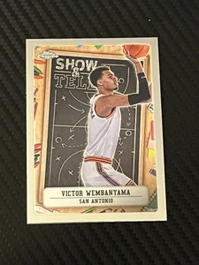 24/25 Topps Chrome Basketball Show & Tell #ST-9 Victor Wembanyama - Picture 1 of 2