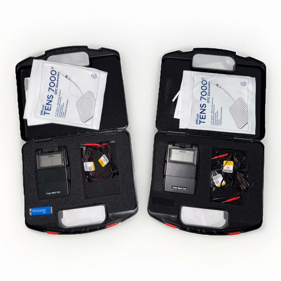 Tens 3000 Analog Unit w/ Two Electrodes Pads & 9V Battery - Image 1 of 3