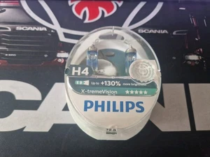 PHILIPS H4 X-Treme Vision +130% 12V 55/60W 112342XV + S2 - Bild 1 von 2