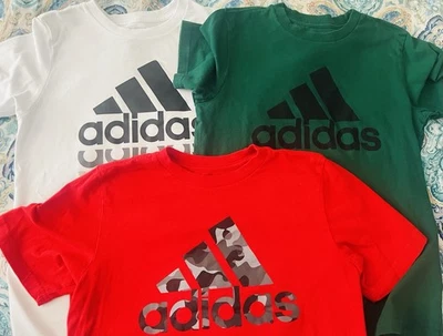 Adidas 3 Pack Crew Tees In Medium 10/12 - Image 1 of 3