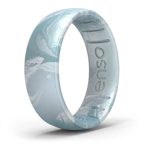 Anello in silicone classico artigianale - design comodo e flessibile - 6,6 mm con... - Foto 1 di 4