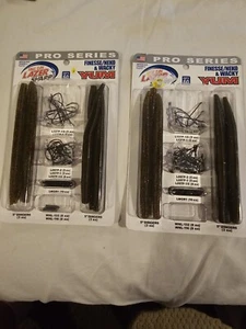 2 Eagle Claw Pro Series Finesse/Neko & Wacky Yum Packs - Picture 1 of 5