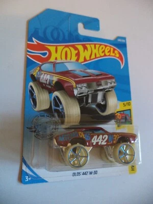 Nuevo OLDS 442 W-30 OLDSMOBILE hw coches artísticos Hot Wheels coche de juguete camión monstruo Foto 1 de 3