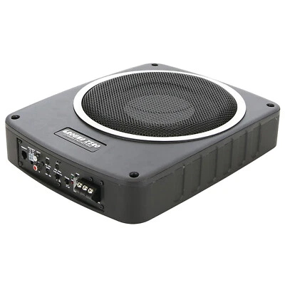 Ground GZCS SW-1000A | 25 cm High-Quality flacher Untersitz Aktiv-Subwoofer PKW - Bild 1 von 2