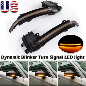 Luz de señal de giro del espejo lateral secuencial LED 2 piezas para Audi A4 A5 S5 B8.5 8P A3 Q3 - Imagen 1 de 11