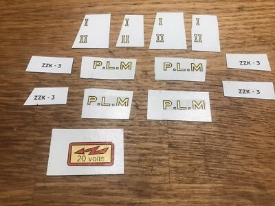 Kit Transfert pour Train Hornby Autorail Bugatti Micheline PLM Double Échelle O - Photo 1/3