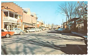 VW Käfer, 60er Jahre Chevy II SW AT Le rue Principale (Main Street), Bedford, Quebec - Bild 1 von 3