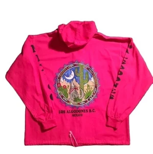 Mexico Los Algodones B.C. Mexico Desert Scene Art Woman's Jacket Size XL-42 - Picture 1 of 16