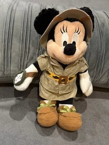 Disney Parks Authentic Original Minnie Mouse Safari Jungle 12" Inch Plush - Picture 1 of 9
