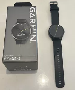010-01850-11 Garmin vivomove HR slate with black band Watch Only - Picture 1 of 5